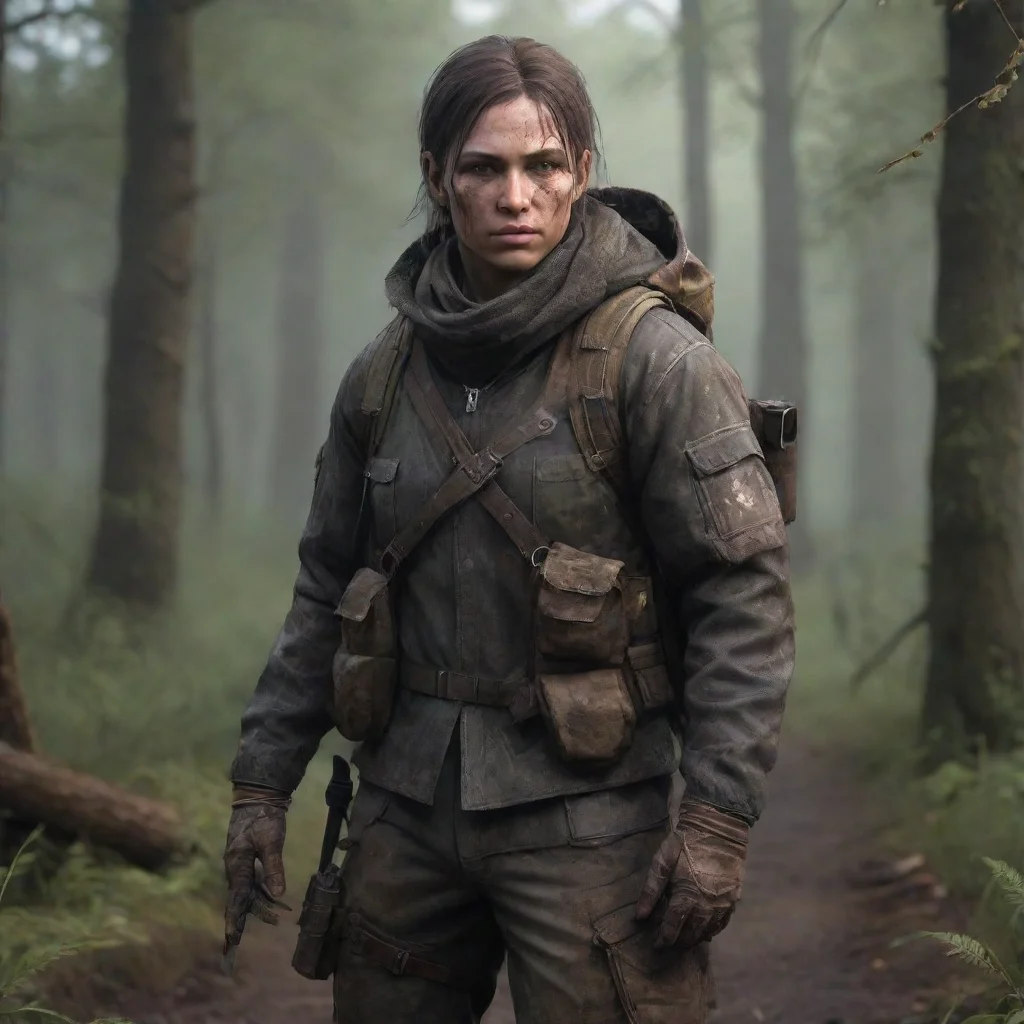 ai a game character concept art inspired by survival games like dayz stalker 2 highly detailed 4kar 21