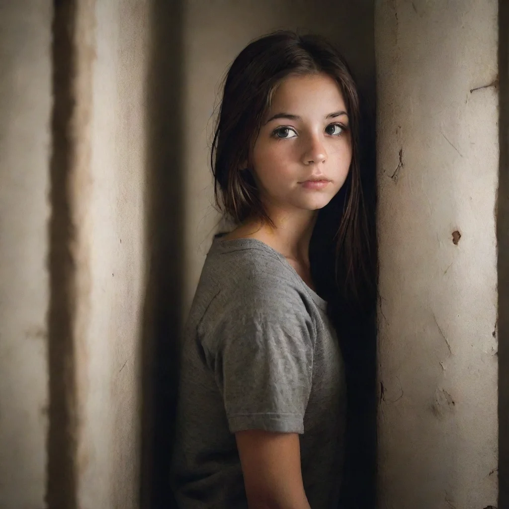 ai a girl standing in the corner amazing awesome portrait 2