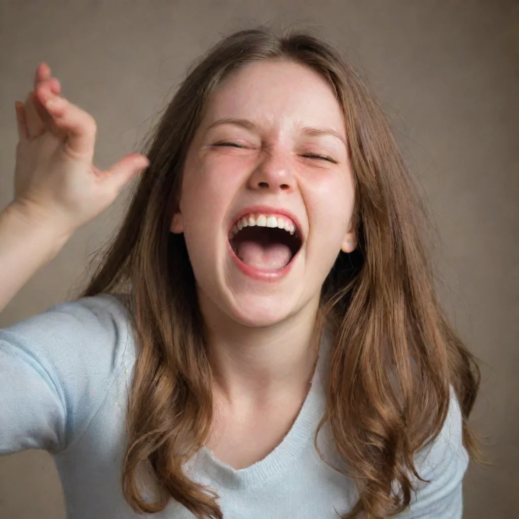 ai a girl tickled amazing awesome portrait 2