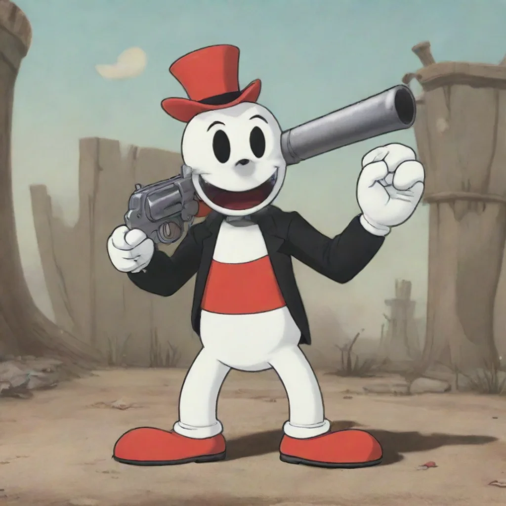 ai a gun as a cuphead boss 