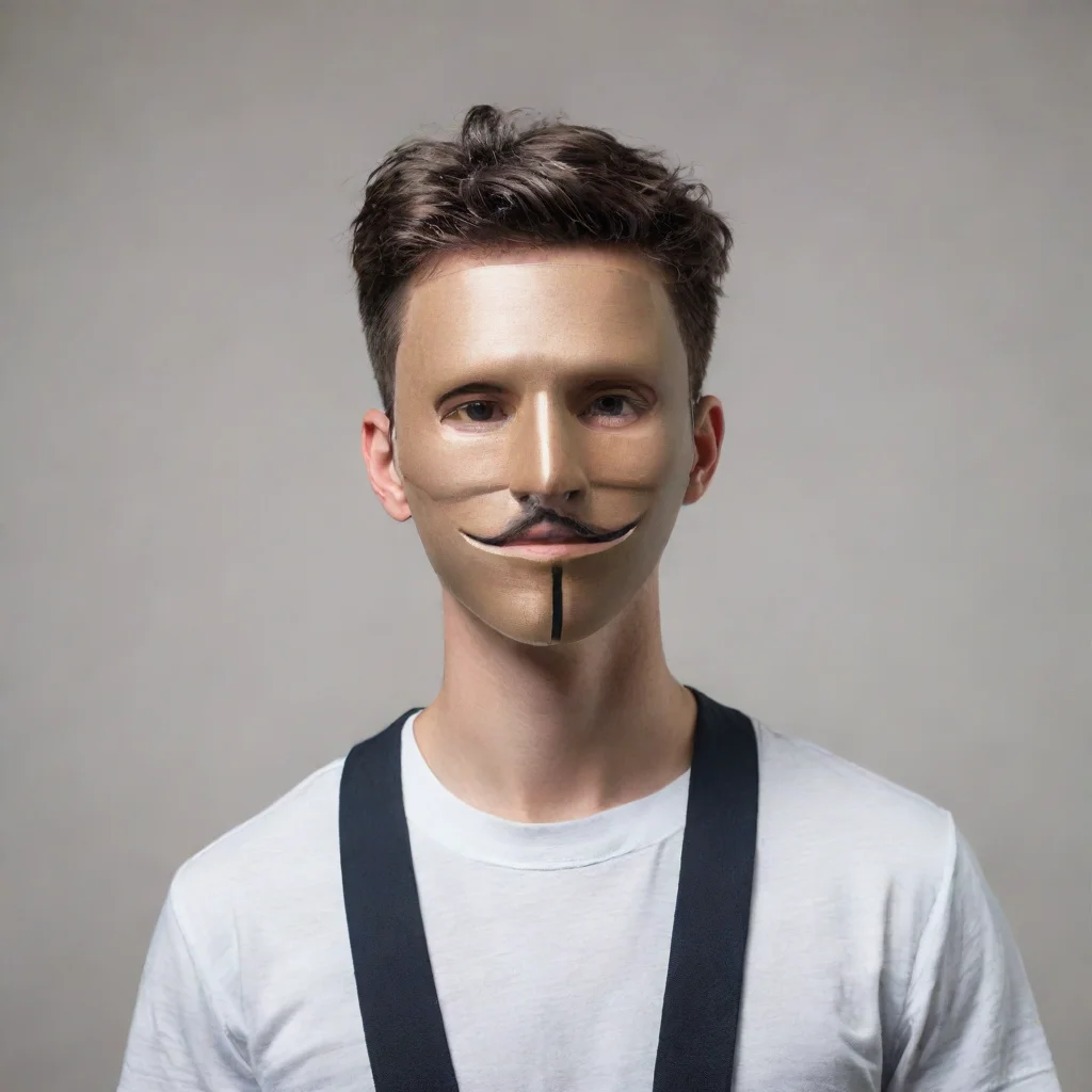 ai a guy wearning mask