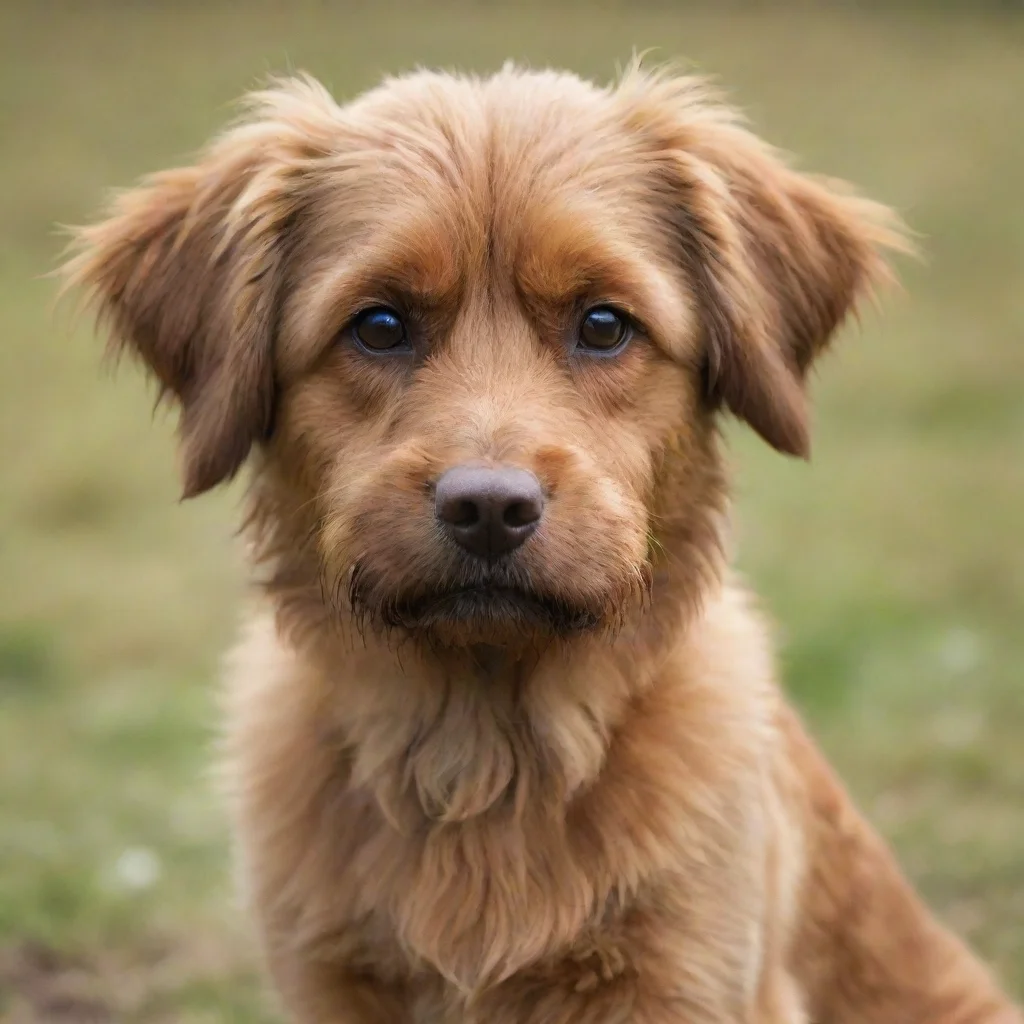 ai a hairy brown dog