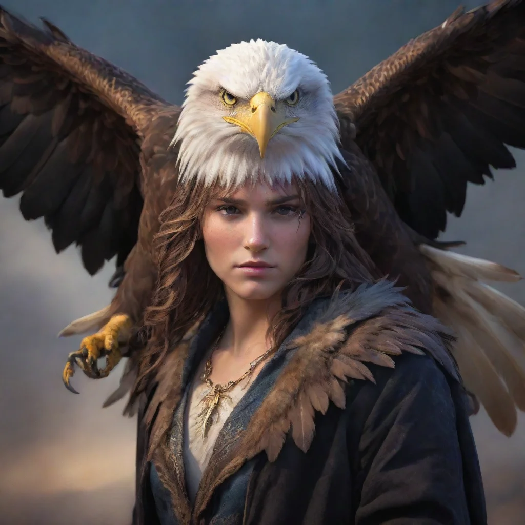 ai a half human eagle romantic interest
