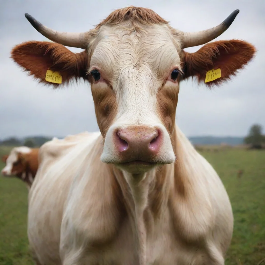 ai a humanoid cow amazing awesome portrait 2