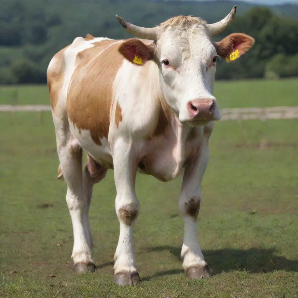 ai a humanoid cow