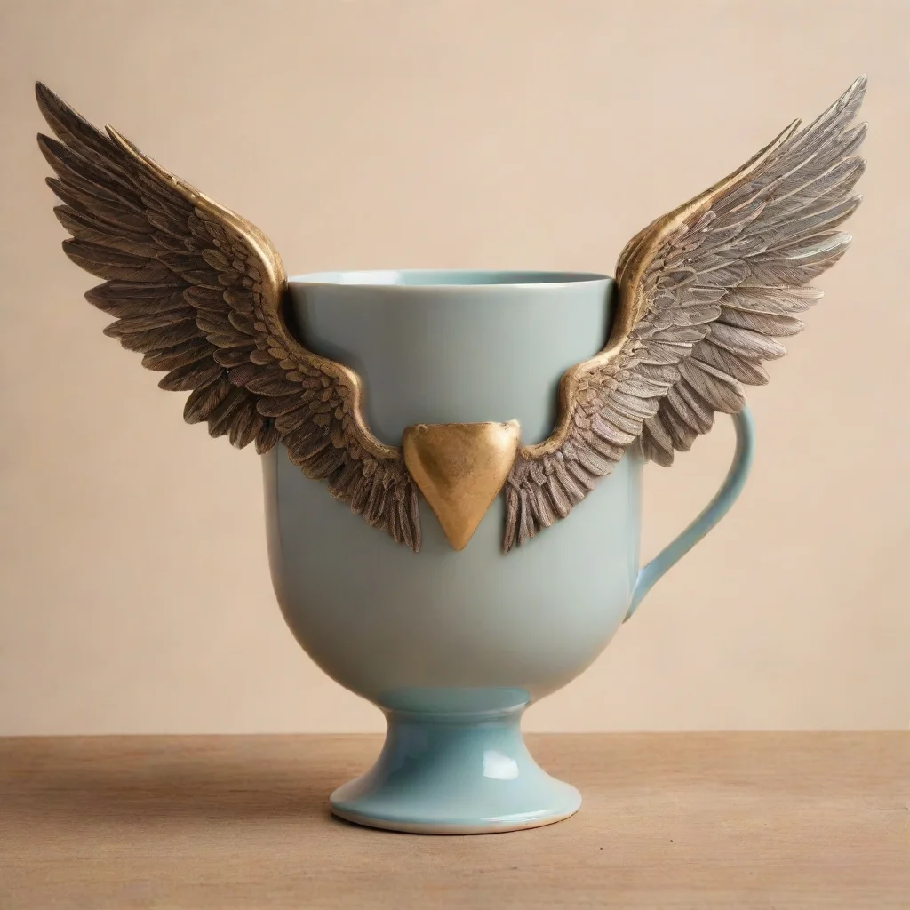 ai a large cup with wings good looking trending fantastic 1