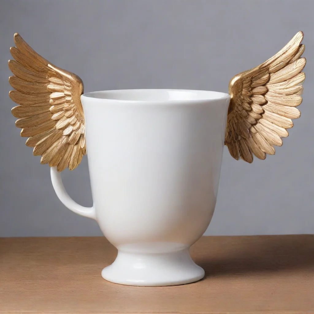 ai a large cup with wings