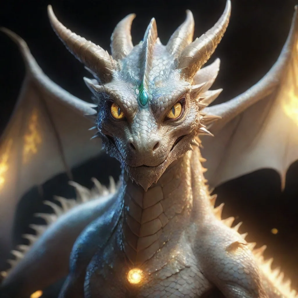 a light shining dragon with hope symbol eyes good looking trending fantastic 1