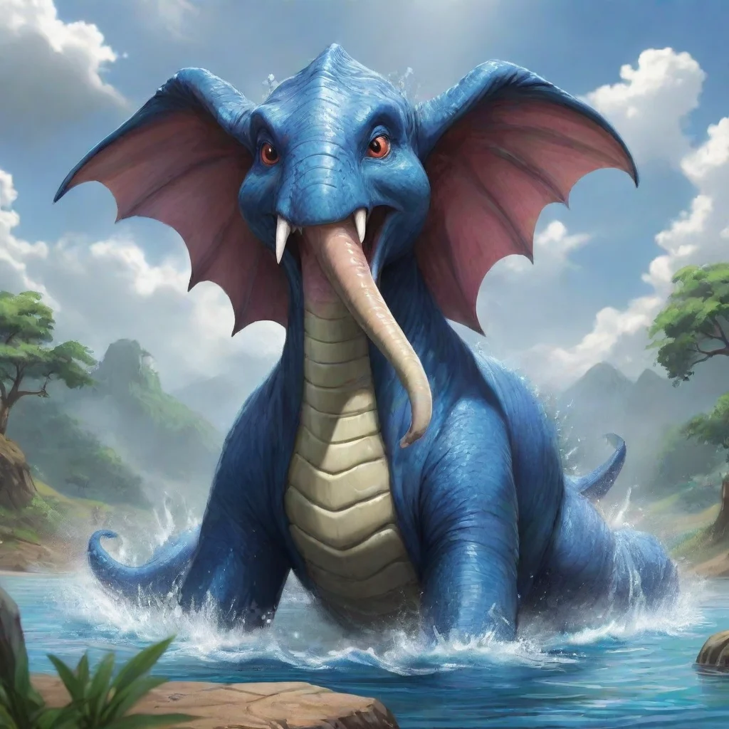 ai a monster which based on an snake and an elephanthaving a water wind elemental and the size was small yugioh confident e
