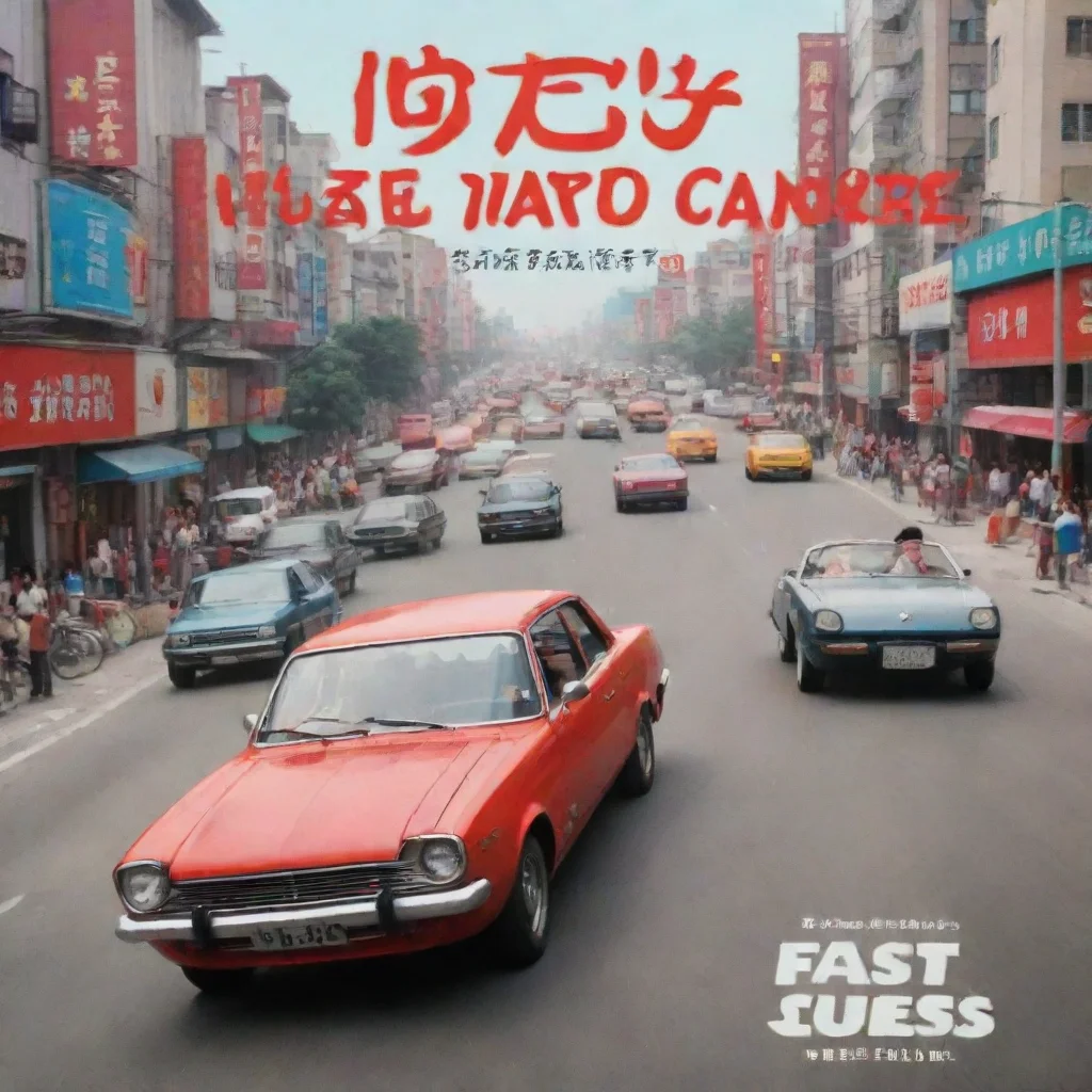 ai a movie cover that says fast and slow with chines people and slow cars