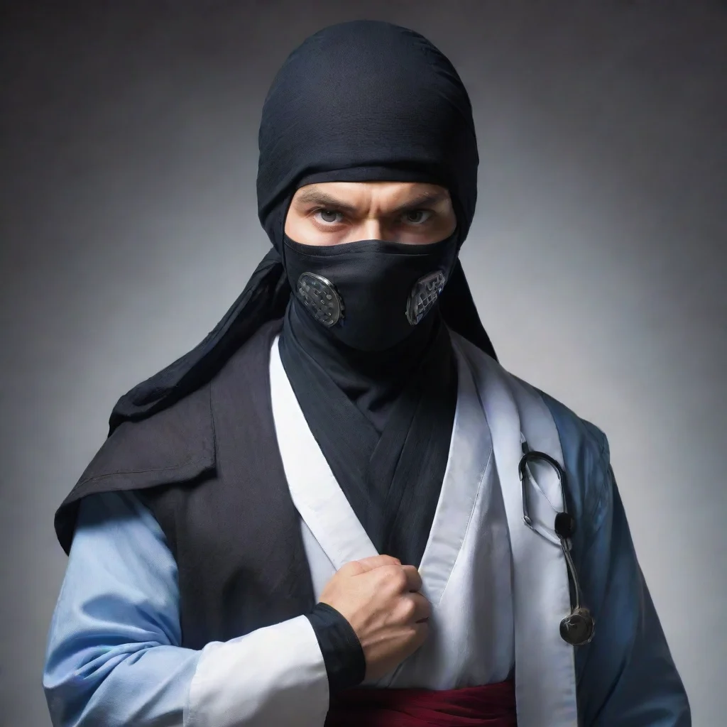  a ninja as doctor amazing awesome portrait 2