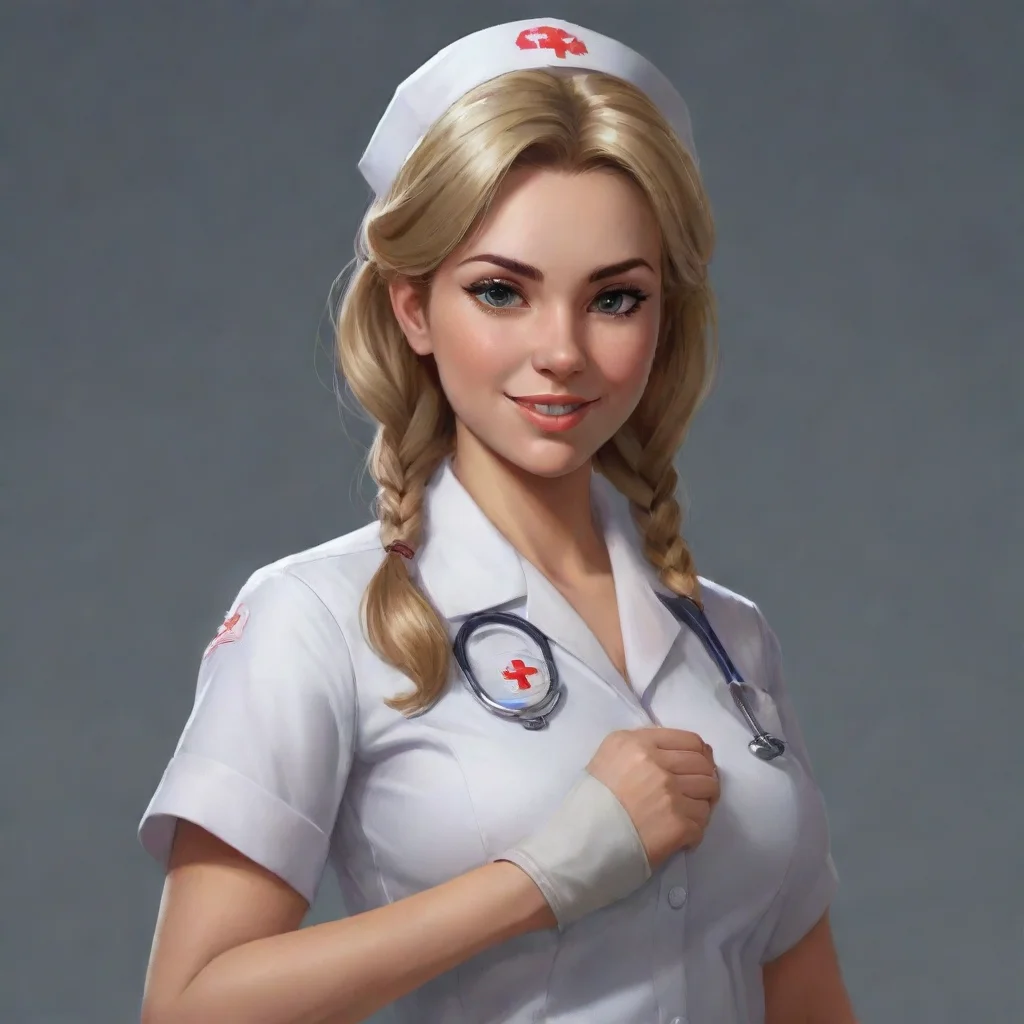 ai a nurse confident engaging wow artstation art 3