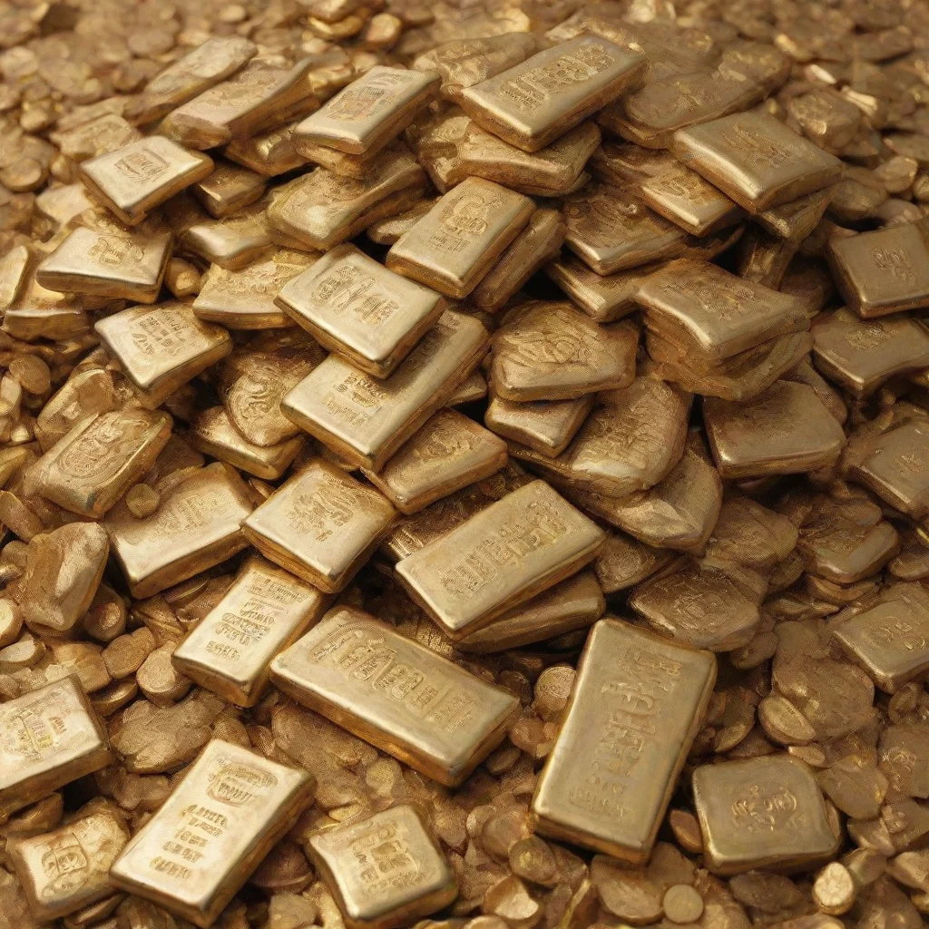 ai a pile of fantasy gold 