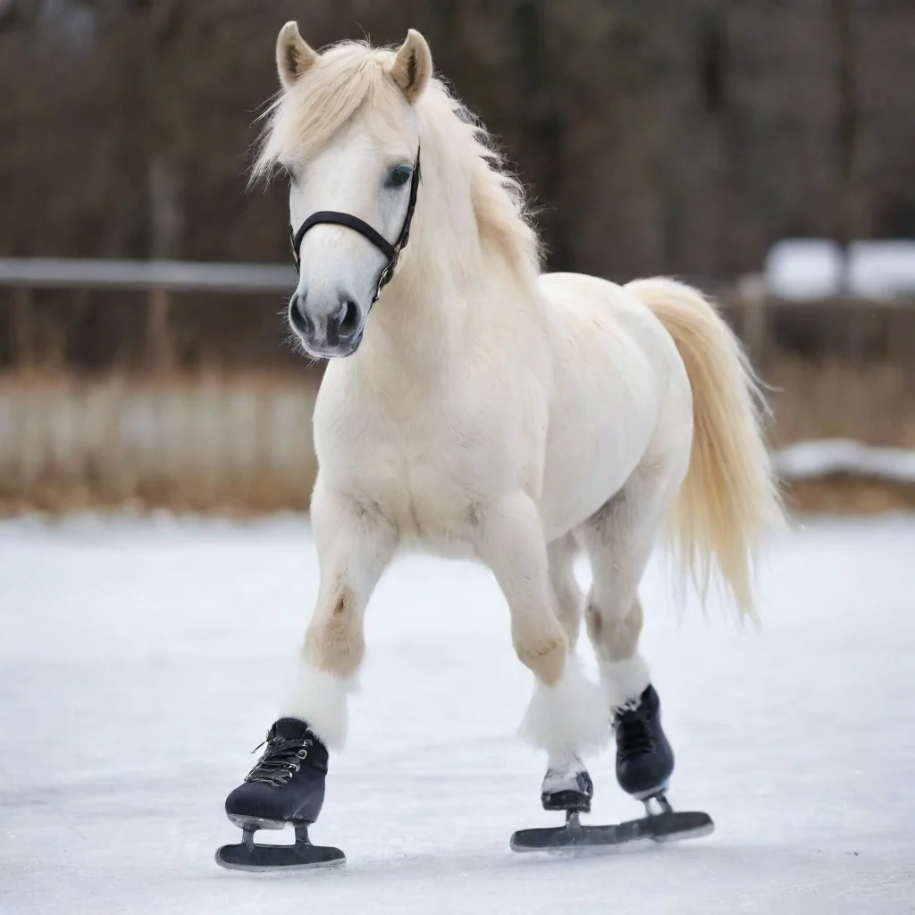  a pony trying to ice skate good looking trending fantastic 1