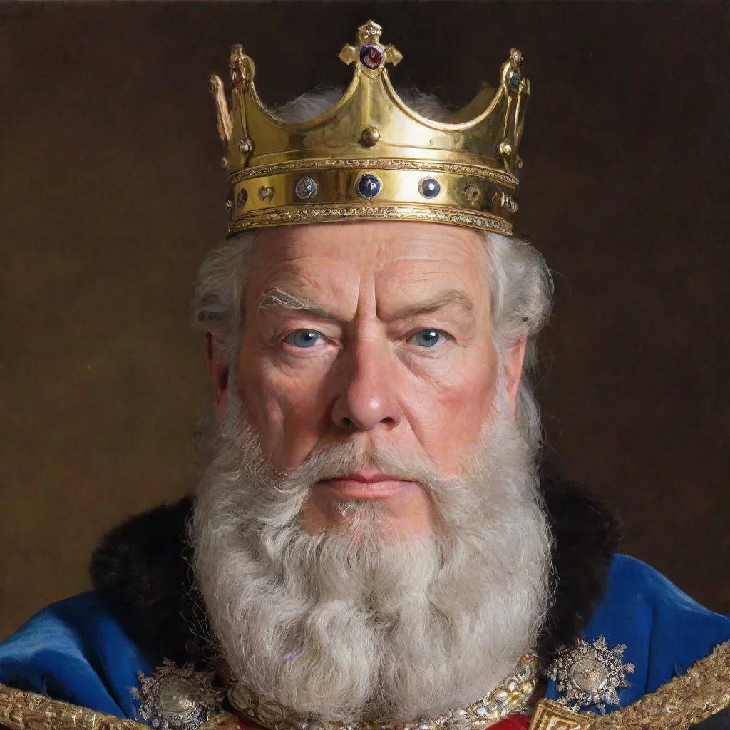 ai a portrait of a king