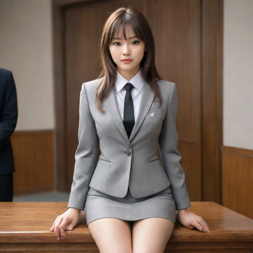 ai a suit girl handcuffed courtgood looking trending fantastic 1