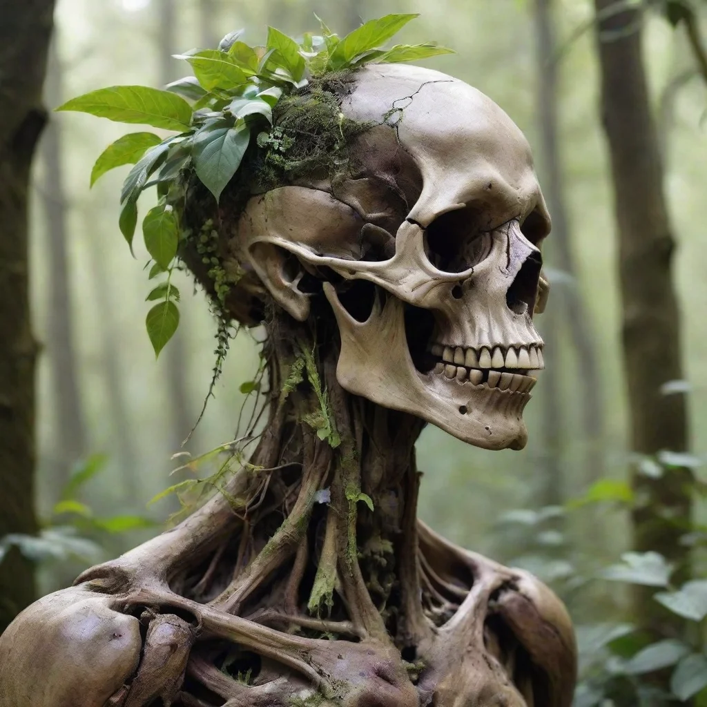 ai a tall lengthy beast with plants growing out of his skullrefrence images good looking trending fantastic 1