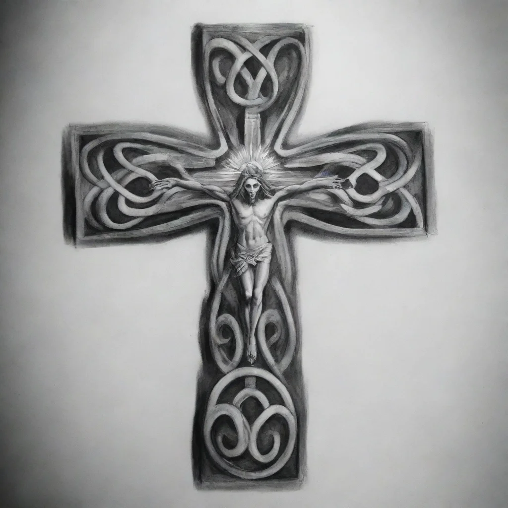 ai a tatto cuold depict a god s cross with a sepent coiled around itsymbolizing the duality between good and evillight coul