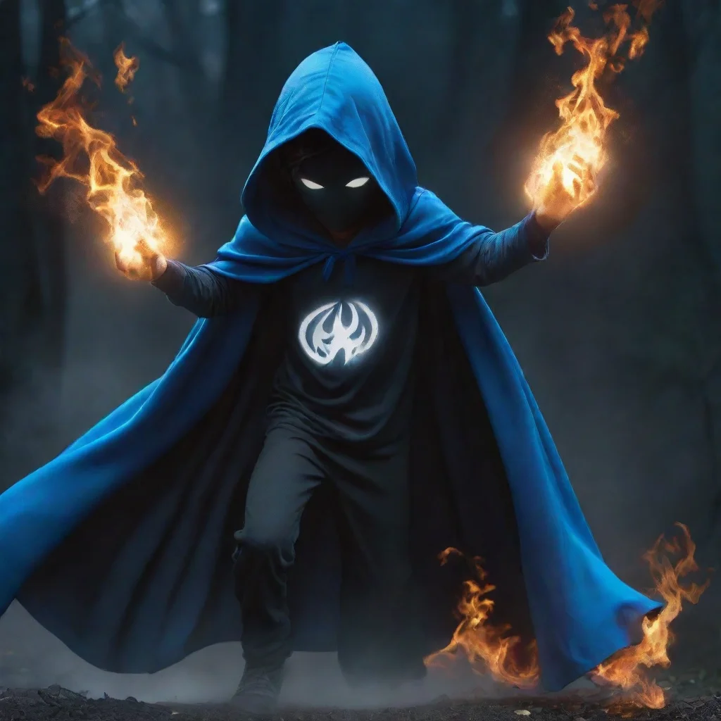 ai a tween boy hero transformed into a mysterious blackened figure with superpowerspowerful magicand ghostly abilities wrea