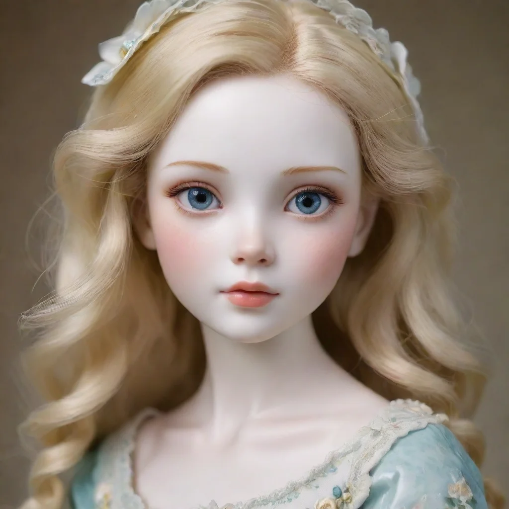 ai a very beautiful charming porcelain skin girl 