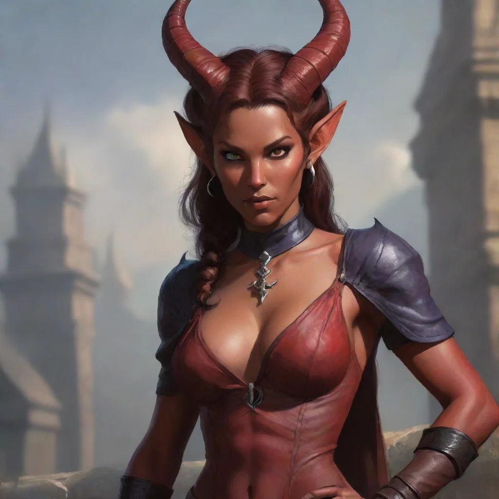 ai a woman tiefling good looking trending fantastic 1