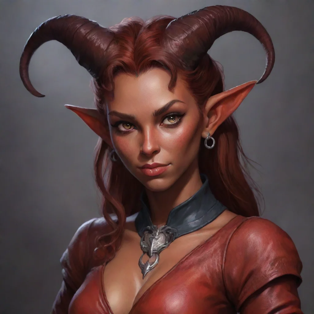 ai a woman tiefling