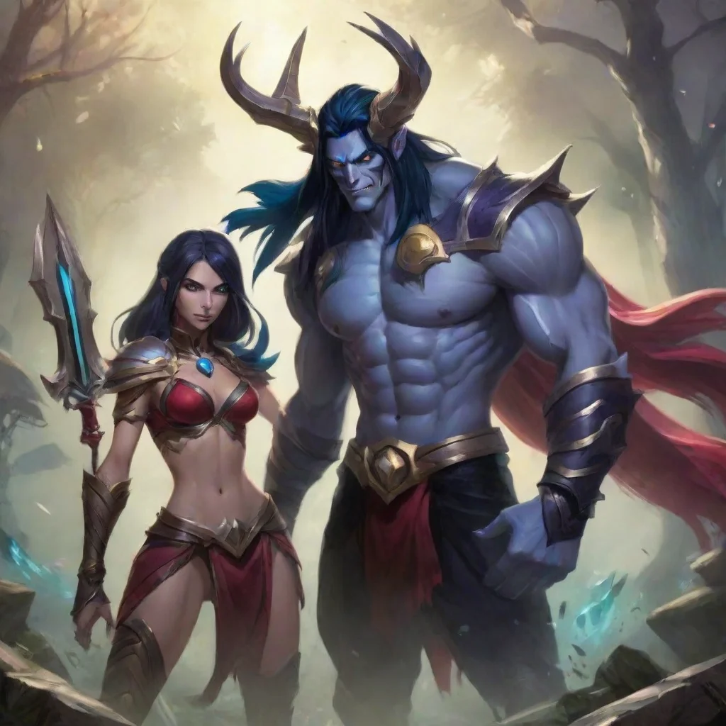 ai aattrox and kayn from league of legends