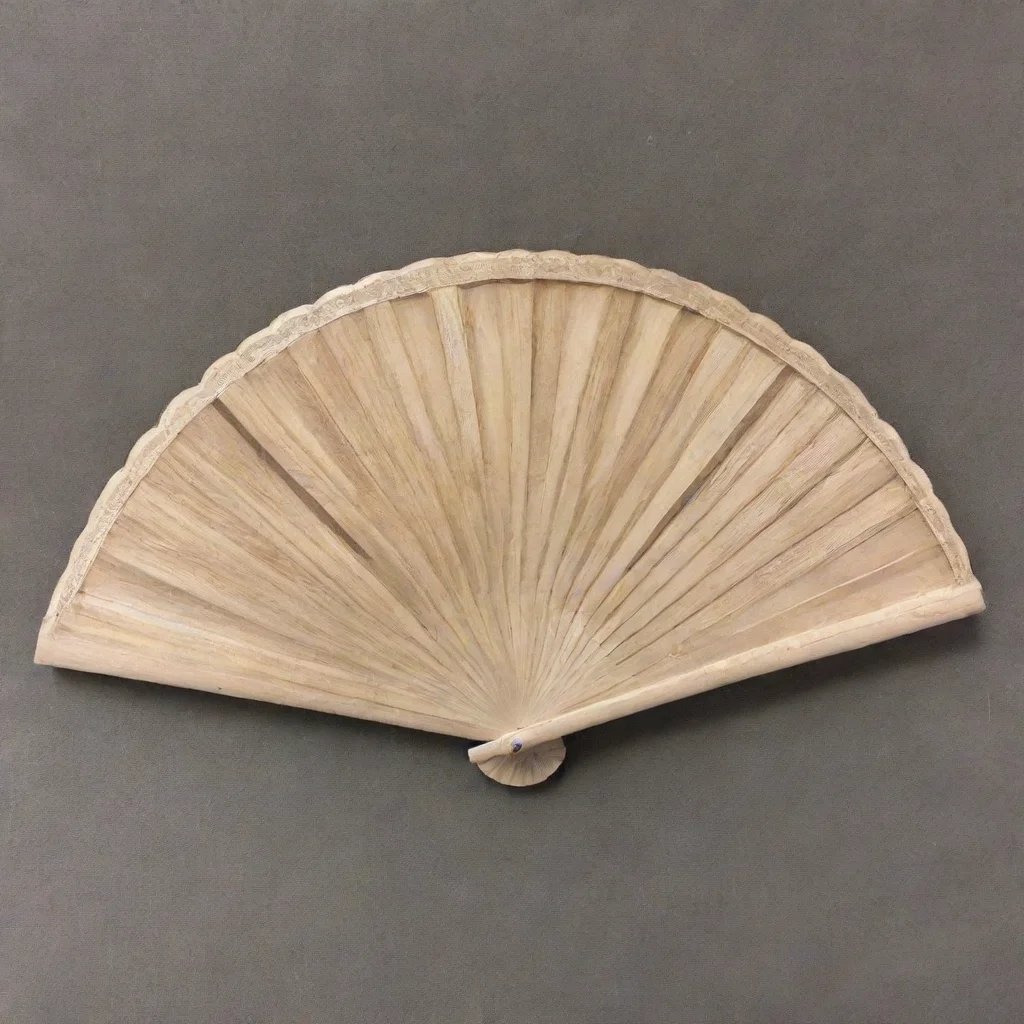 abanico de madera 