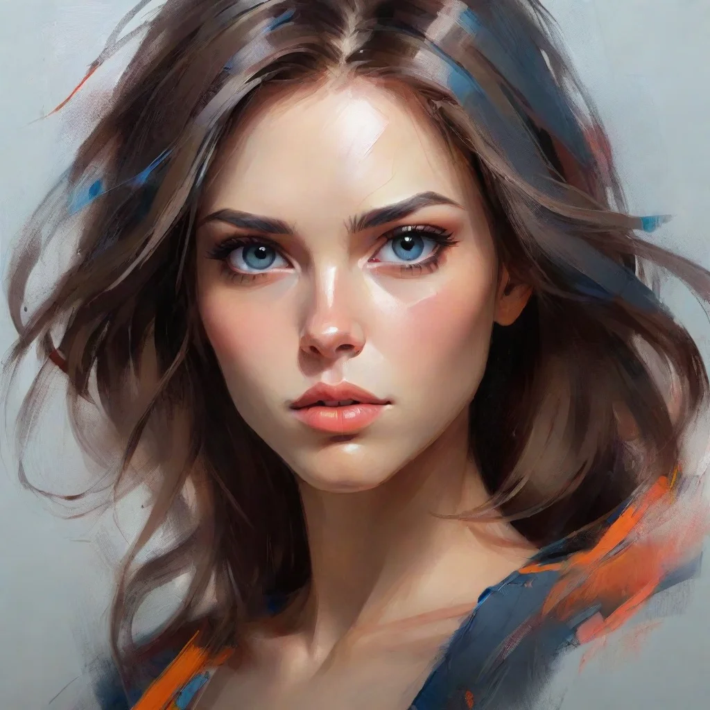 ai abstract portrait confident engaging wow artstation art 3