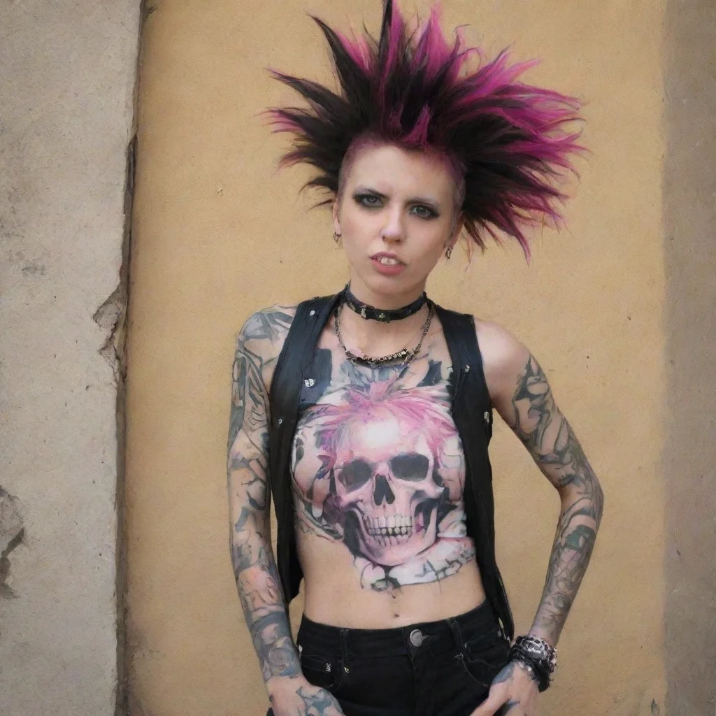 ai abueka punk sobre una jeringa