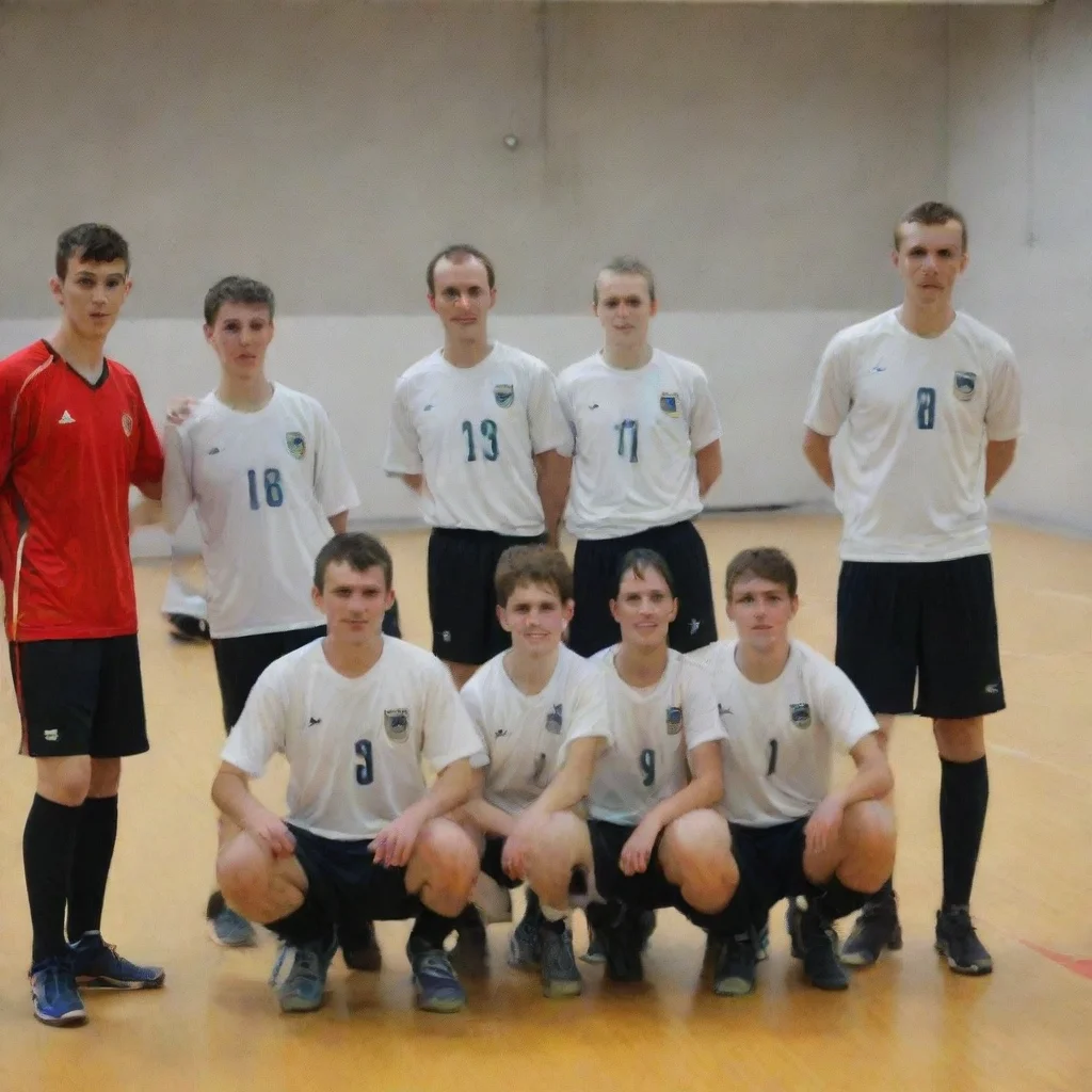 ai abz futsal cup with players