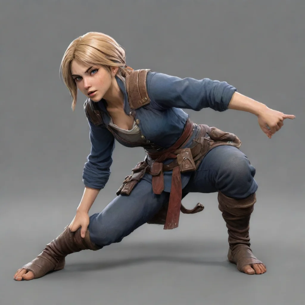 action rpgcrouching pose