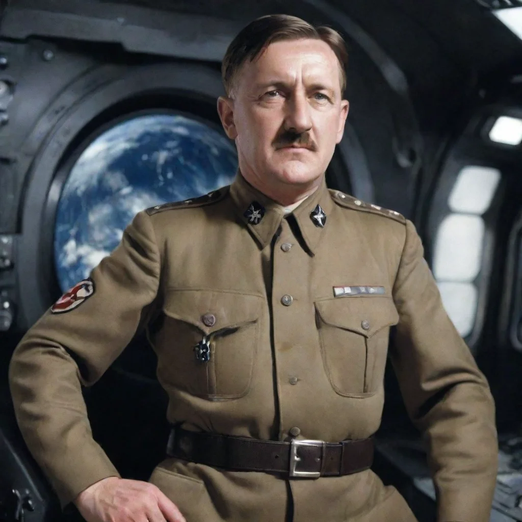 ai adolf hitler in spacegood looking trending fantastic 1
