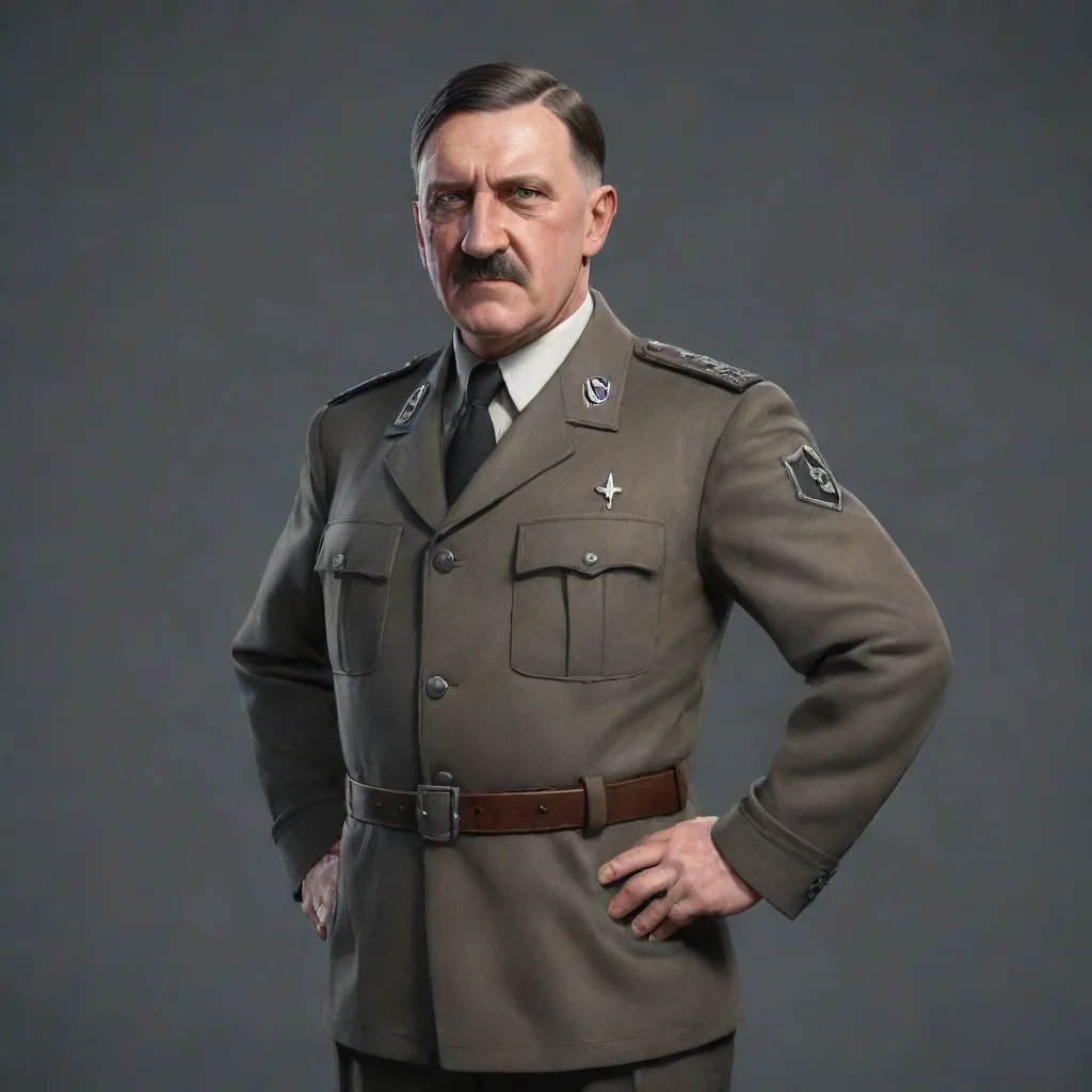 ai adolf hitler super fit confident engaging wow artstation art 3