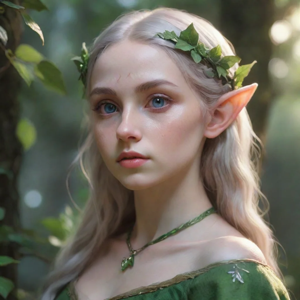 ai aesthetic character elf ethereal