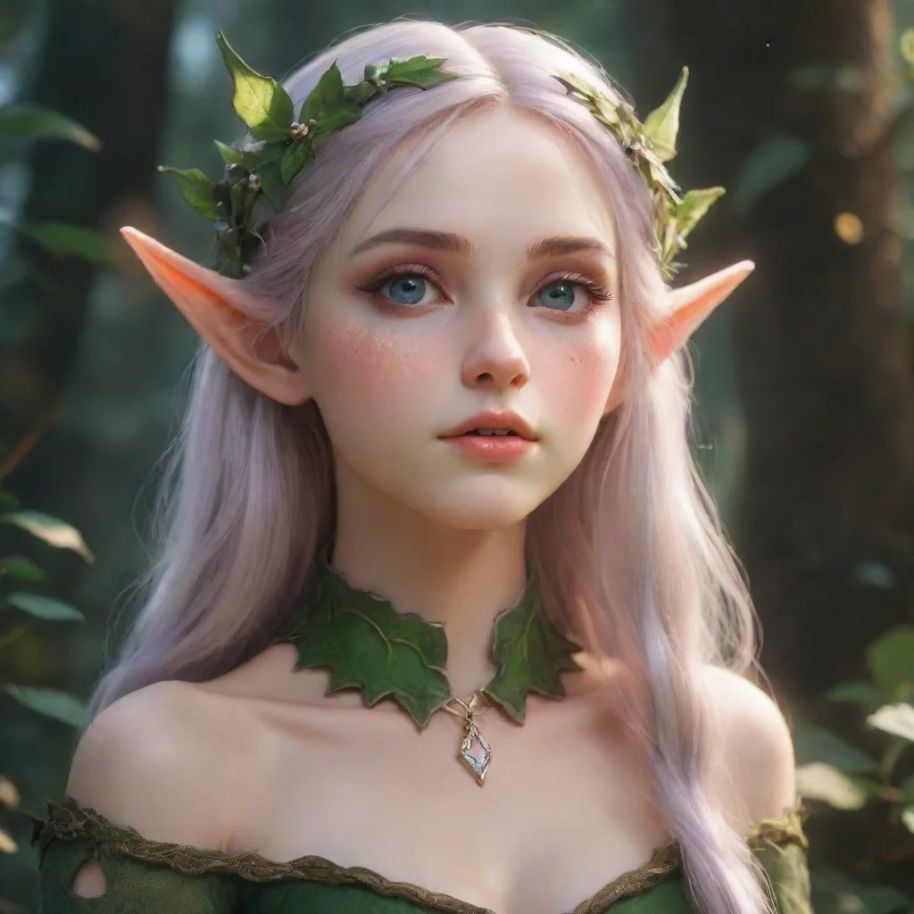 ai aesthetic character elf feminine