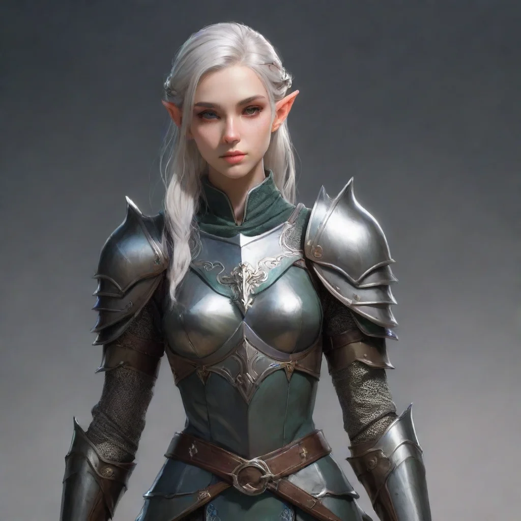 aesthetic character elf knight