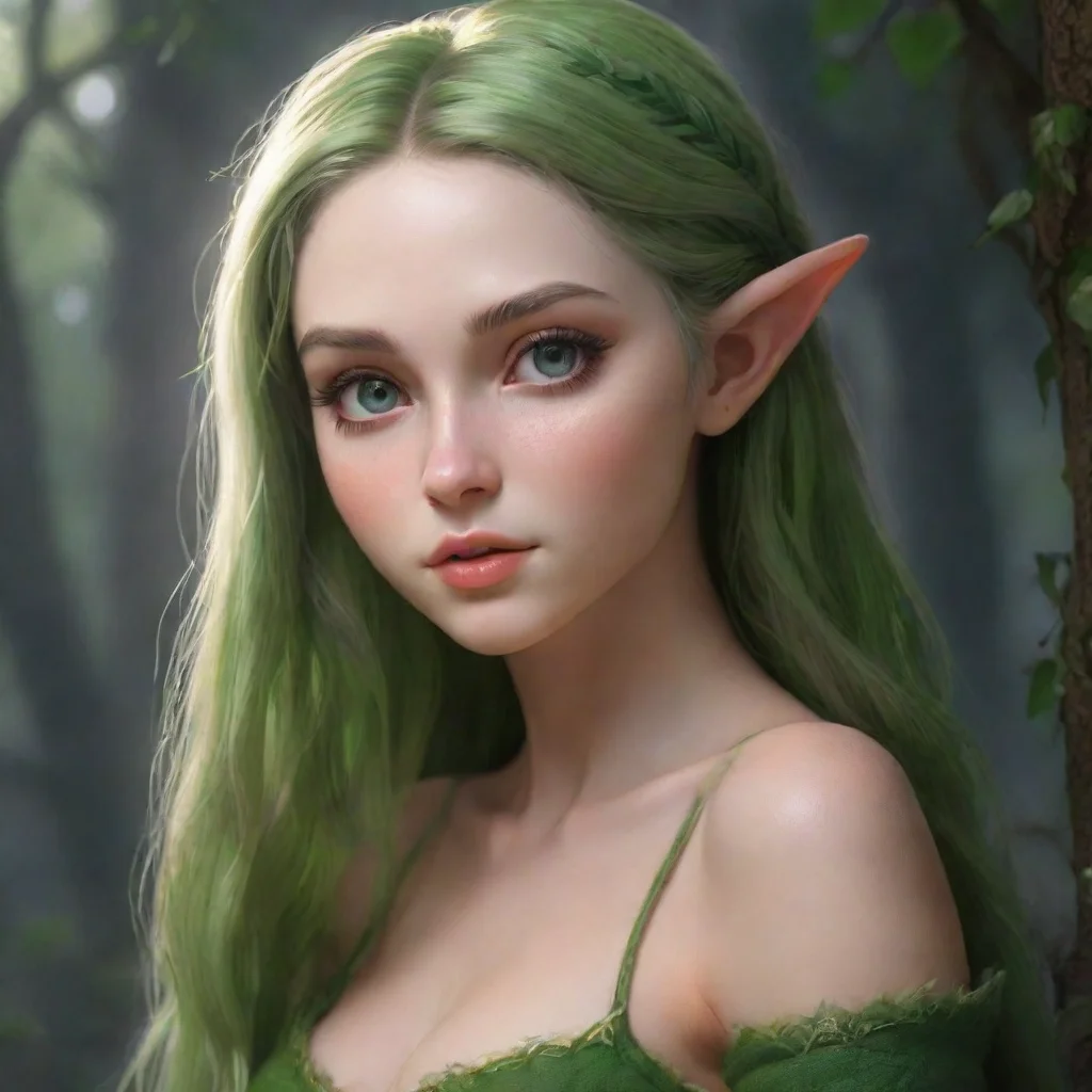 ai aesthetic character elf seductive