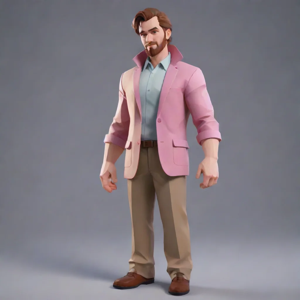 ai aesthetic character low poly