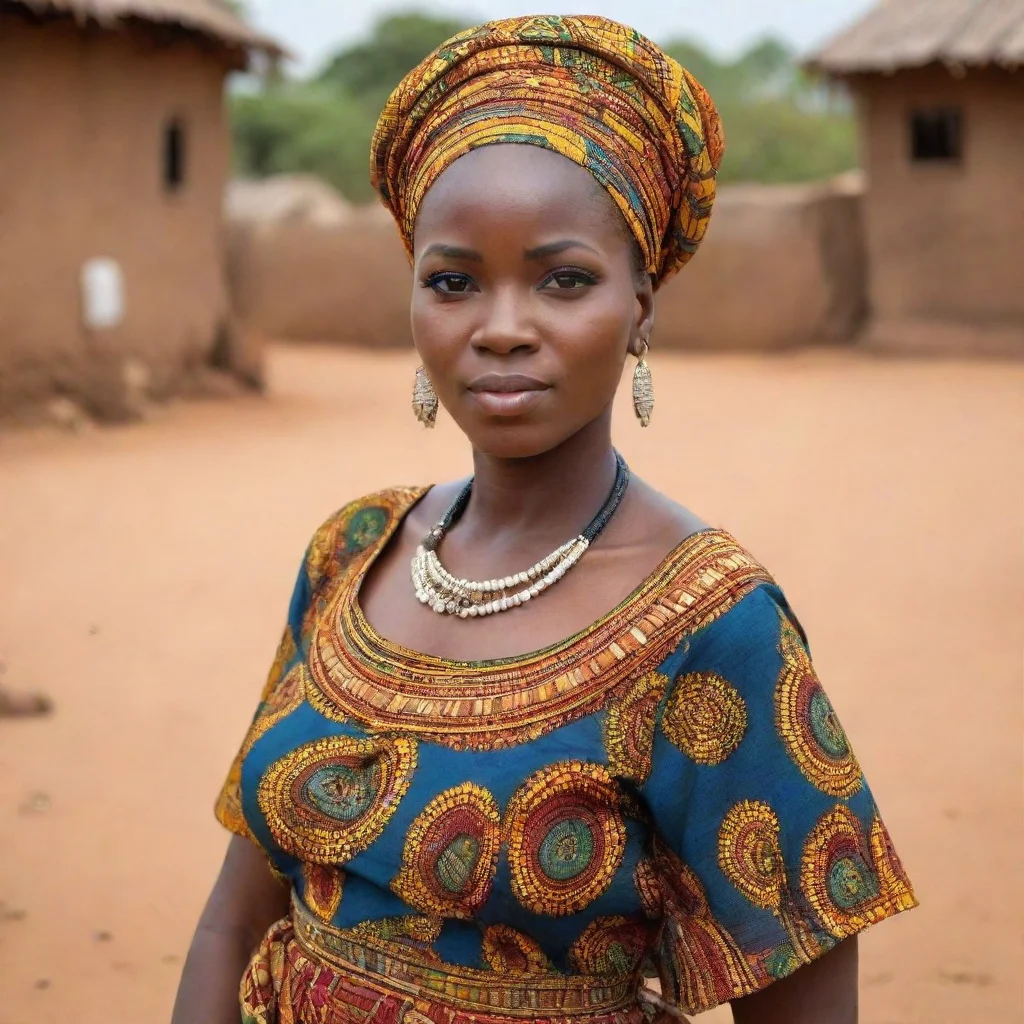ai africa village lady good looking trending fantastic 1
