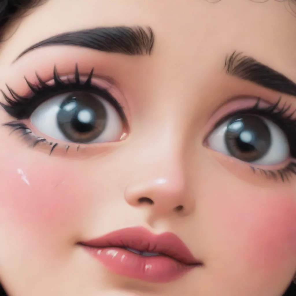 ai ahegao face betty boop face close up