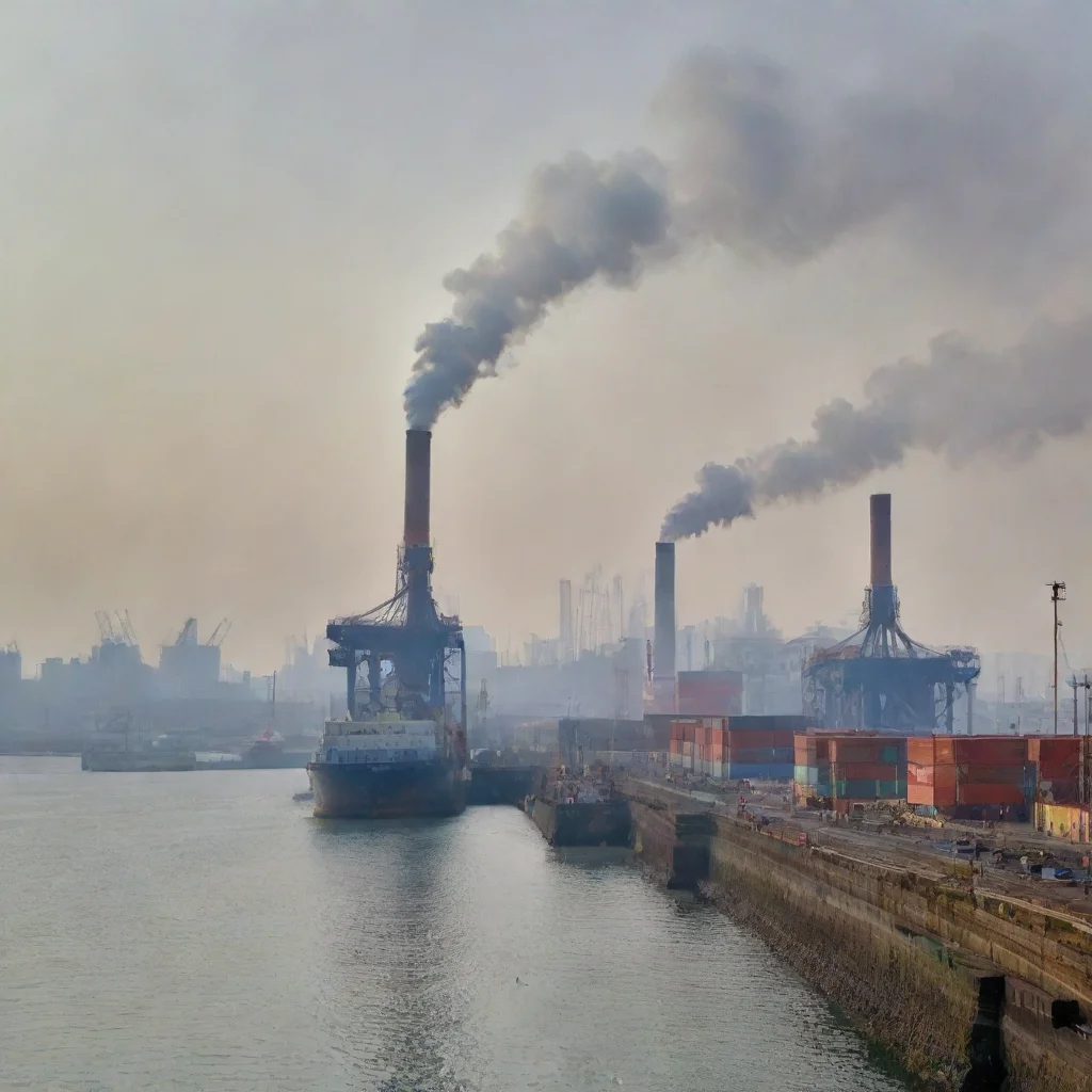 ai air pollution source in the port area and sollutions good looking trending fantastic 1