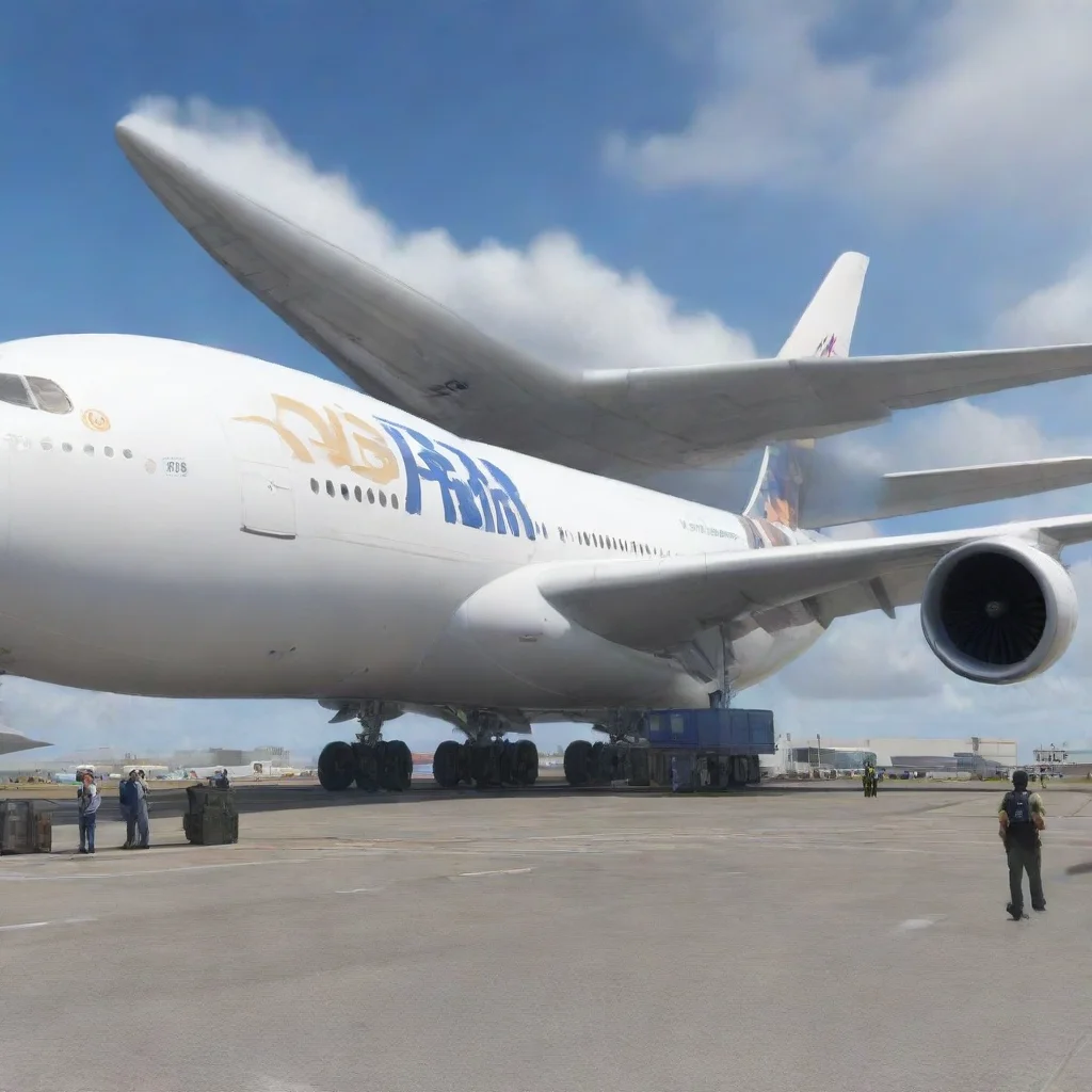 ai airbus a380 at gate in mia air8 confident engaging wow artstation art 3