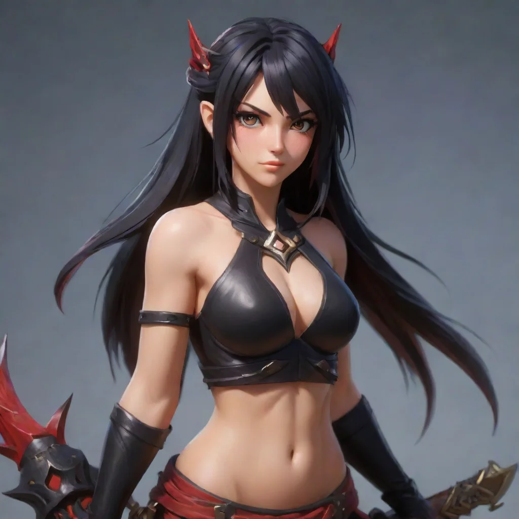 ai akameconfident engaging wow artstation art 3