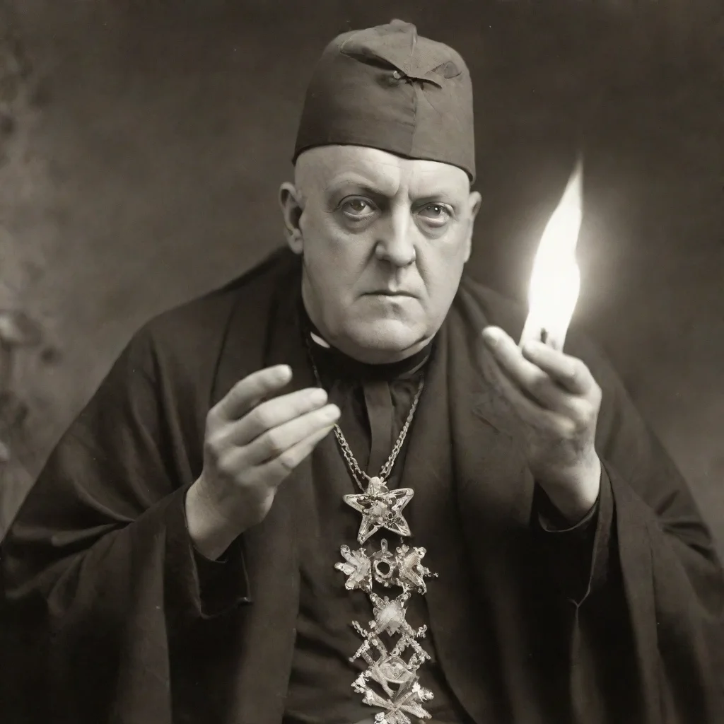 ai aleister crowley magician ritual good looking trending fantastic 1