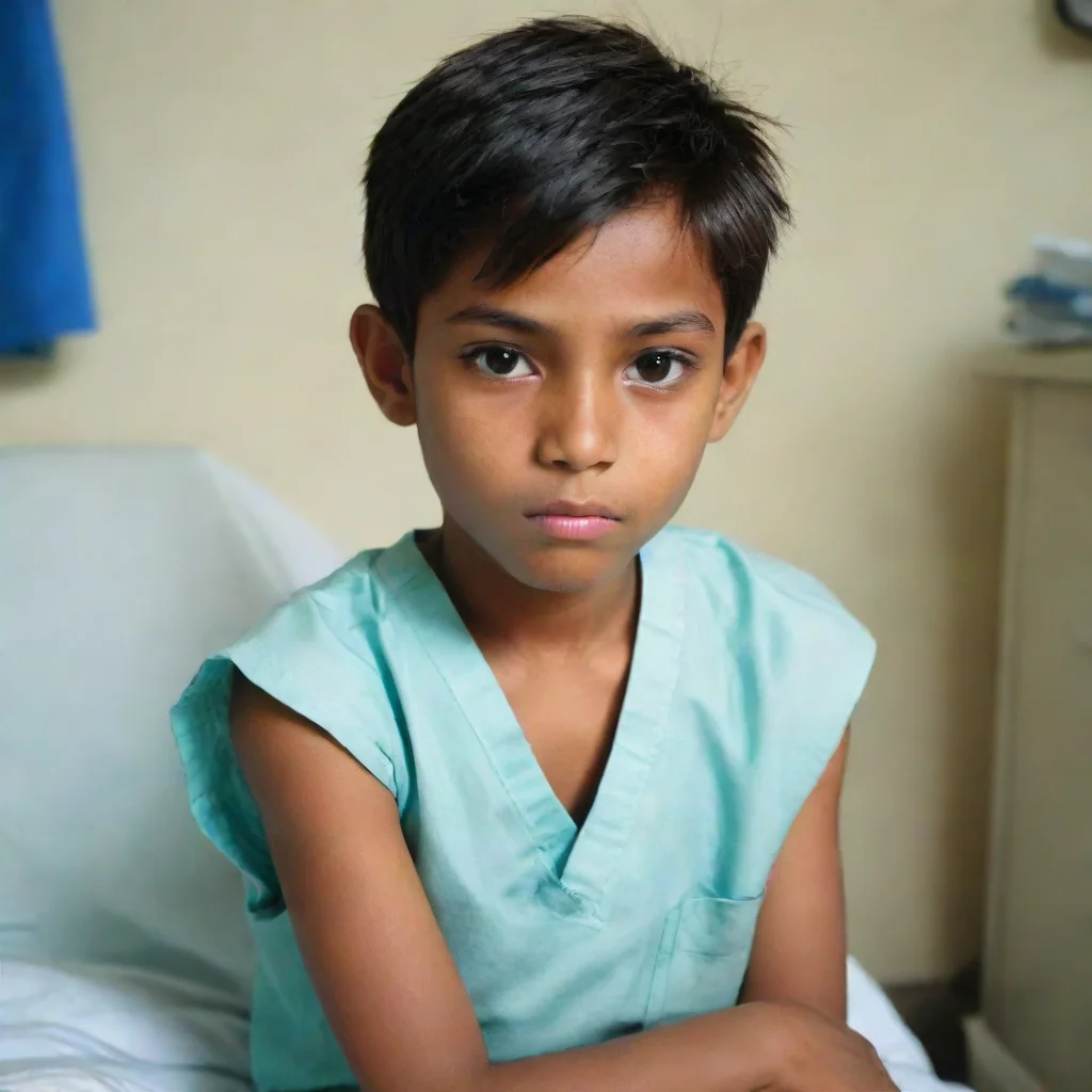 ai amazing 14 yers old boy in diapan in a medical roomawesome portrait 2