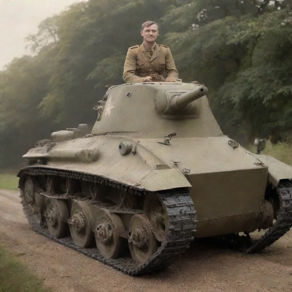 ai amazing 1920s british tank awesome portrait 2