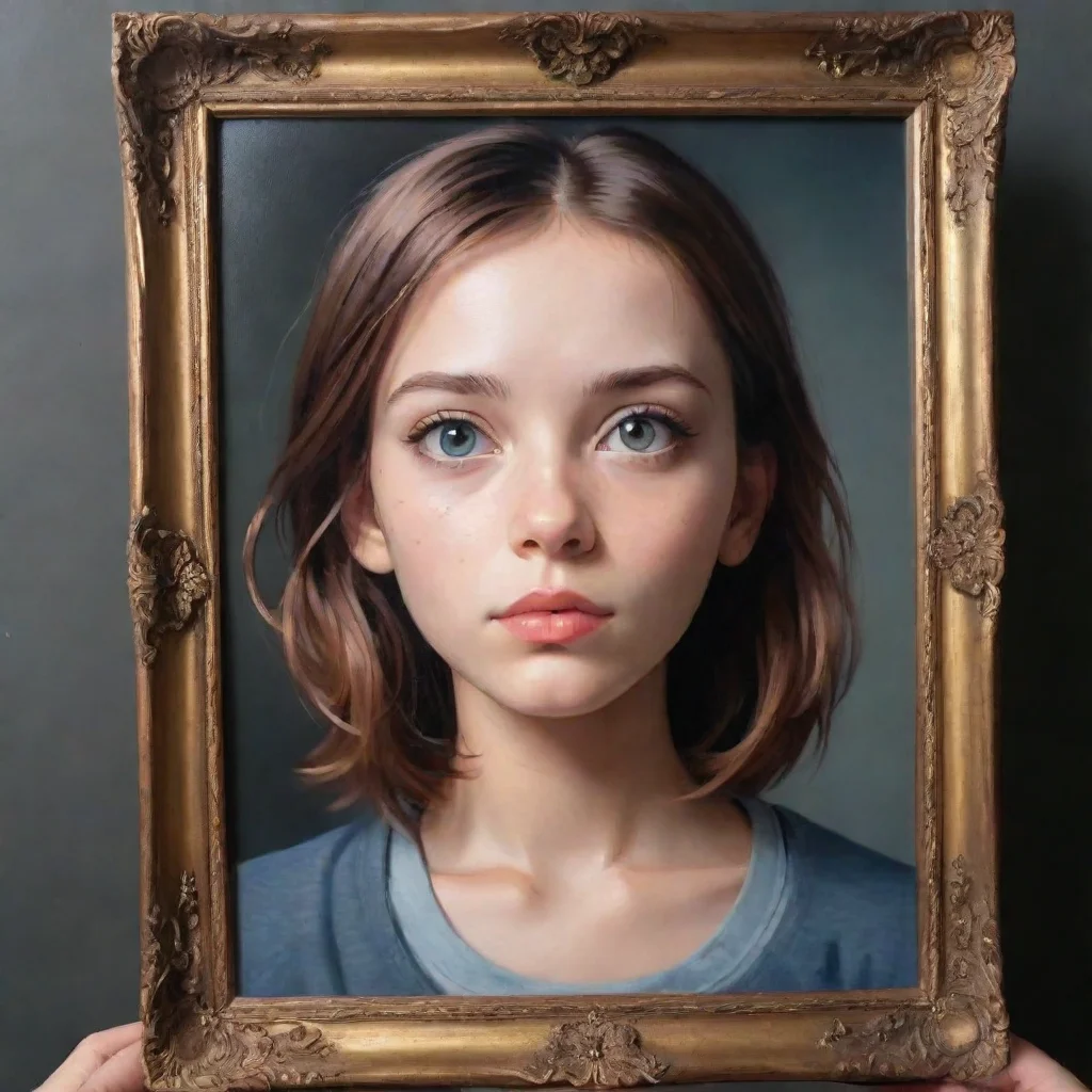 ai amazing 2d frame realistic awesome portrait 2