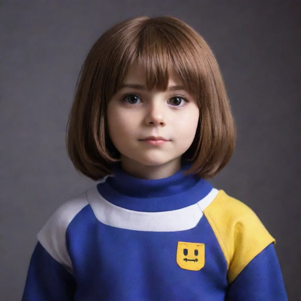 ai amazing a boy transforms into frisk from undertale as a girl awesome portrait 2