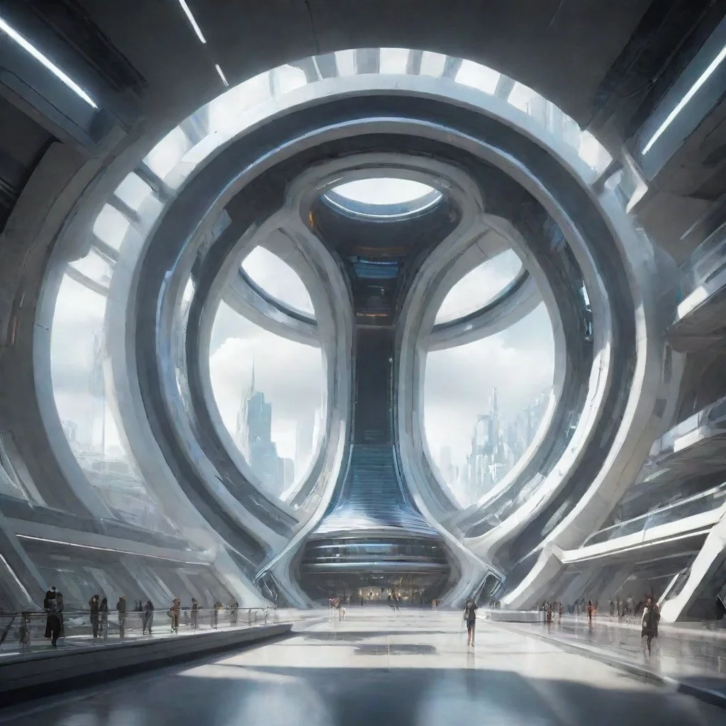 ai amazing a futuristic science center like portal awesome portrait 2